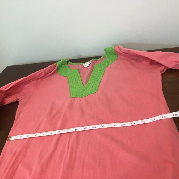 Pink Beach Pool Cover Up Size S Pre-Owned. - Picture 12 of 16